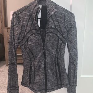 Black/gray lululemon define jacket